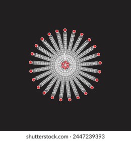  mandala, boho, ethnic patterns, t-shirt prints, coloring books for adults, yoga, meditation. Vector illustration of a stock isolated on a black background. Tattoo
background, Pattern Stencil Doodles 