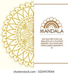 mandala boho style flyers