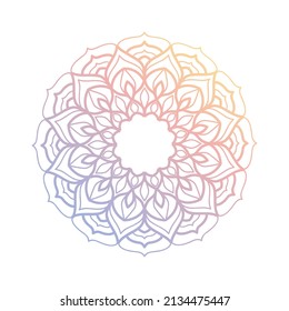 Mandala, Buddhist geometric spiritual symbol 
