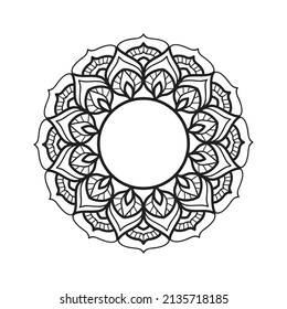 Mandala, Buddhist geometric spiritual symbol 