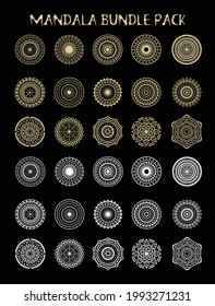  Mandala Bundle Pack vector design