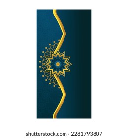 Design der Mandala-Kartenlayoutvorlage dekorativ