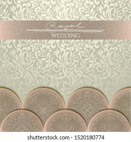 Mandala Christmas Card (detailed classic elegant design)