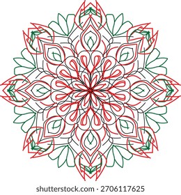 Mandala circle full of beauty