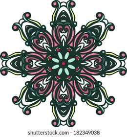 mandala, circle ornament