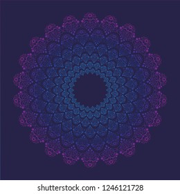 Mandala circle ornament creative design for your greetings card, flyers, invitation, posters, brochure, banners, calendar