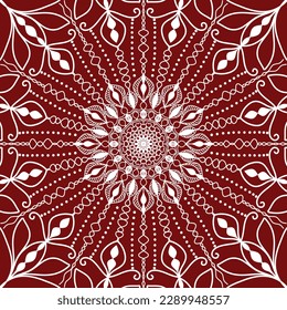 mandala circle pattern vintage decorative pattern indian skin painting tattoo oriental art