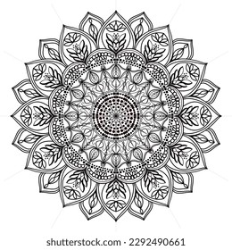 Mandala Circle Muster Vintage dekorative Muster indische Hautmalerei tätoorische Kunst tätowieren