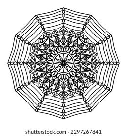 mandala circle pattern vintage decorative pattern indian skin painting tattoo oriental art