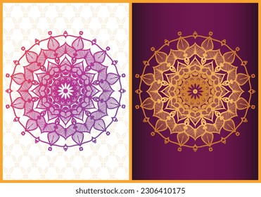 El círculo de Mandala da forma al diseño abstracto de símbolos de doodle de color étnico colorido. Tradicional islámico, motivo, India, túrquico.