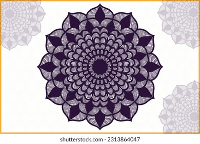El círculo de Mandala da forma al diseño abstracto de símbolos de doodle de color étnico colorido. Tradicional islámico, motivo, india, turki.
