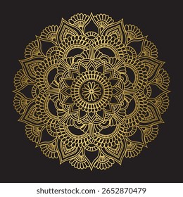 A mandala é um desenho circular com padrões intrincados e simétricos que simbolizam harmonia, equilíbrio e unidade. Frequentemente usado para meditação e expressão artística