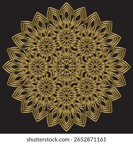 A mandala é um desenho circular com padrões intrincados e simétricos que simbolizam harmonia, equilíbrio e unidade. Frequentemente usado para meditação e expressão artística