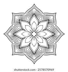 A mandala is a circular, intricate design symbolizing harmony, balance, and unity, used in art, meditation, and therapy for relaxation, self-expression, and spiritual reflection.