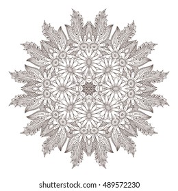 mandala Circular ornament