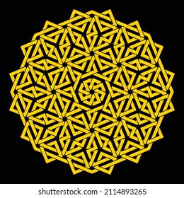 Mandala. Circular pattern. Round vintage ornament.