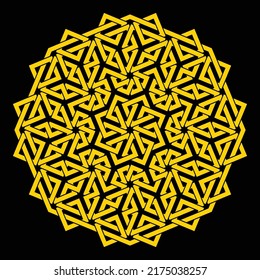 Mandala. Circular pattern. Round vintage ornament.