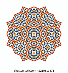 Mandala. Circular pattern. Round vintage ornament.