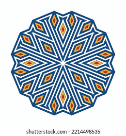 Mandala. Circular pattern. Round vintage ornament.