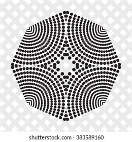 Mandala, circular pattern. A round pattern pattern for your designs. Vector round pattern.