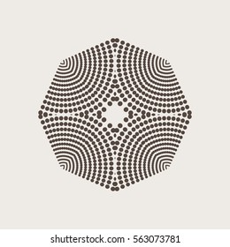 Mandala, circular pattern. A round pattern pattern for your designs. Vector