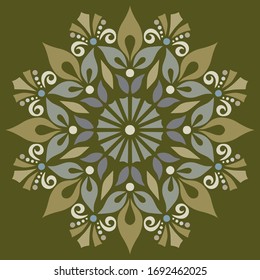 Mandala color pattern doodles sketch good mood