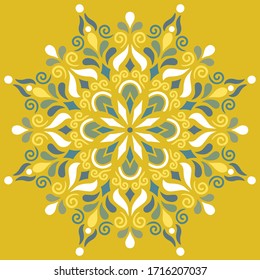 Mandala color pattern doodles sketch good mood