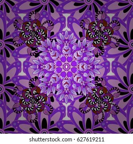 Mandala colored background. East, Islam. Vector Mandala pattern on colorful background. Arabic Vintage decorative ornament.