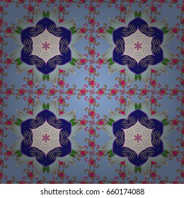 Mandala colored on a background. Invitation card. Vector vintage pattern.