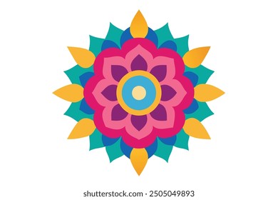 Mandala colorful art illustration for enhancing personal creative projects (1)