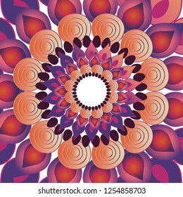 Mandala colorful background