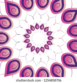 Mandala colorful background