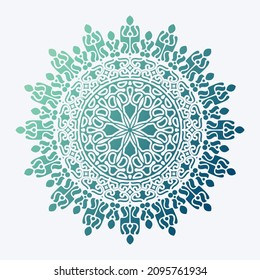 Mandala colorful background design template