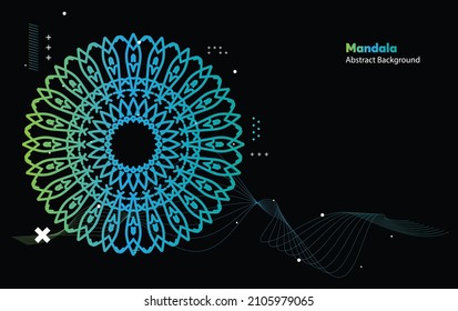 mandala colorful dark eyes futuristic art, artistic work, modern painting texture with multiple mathematical shapes