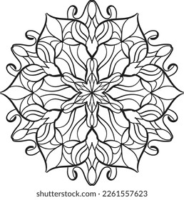 Mandala colorful decoration relaxing meditation 