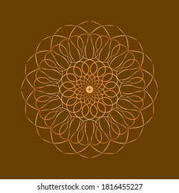 Mandala colorful vintage art, ancient Indian vedic background design, old painting texture with multiple mathematical shape,