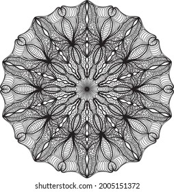mandala coloring for adults Relaxing pattern anti stress meditation