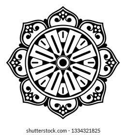 Mandala for coloring book