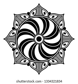 Mandala for coloring book