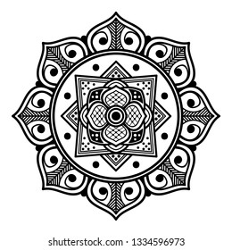 Mandala for coloring book