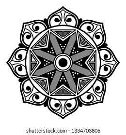 Mandala for coloring book