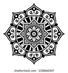 Mandala for coloring book