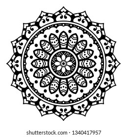 Mandala for coloring book