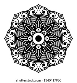 Mandala for coloring book