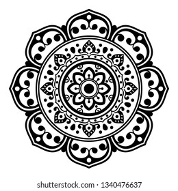 Mandala for coloring book