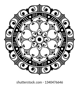 Mandala for coloring book