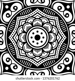 Mandala for coloring book