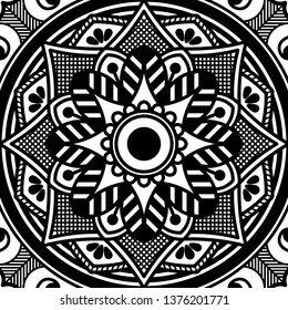 Mandala for coloring book