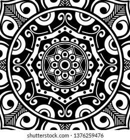 Mandala for coloring book
