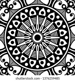 Mandala for coloring book